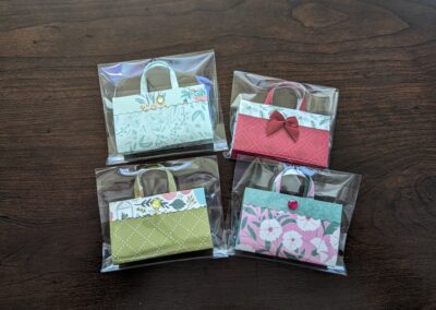 Mini Purses with lip balm and mini nail file